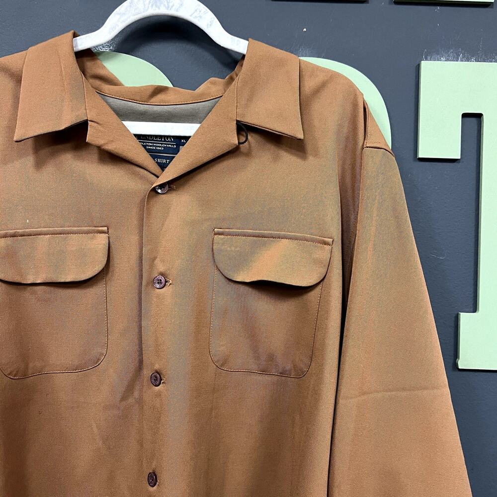 Pendleton Vtg Wool Flannel Button Up Board Shirt … - image 2